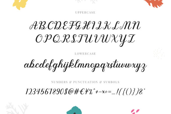 Lina Aliy Font PNG with transparent background - Preview 1
