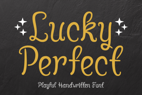Lucky Perfect Script & Handwritten Font By Creative Fabrica Fonts