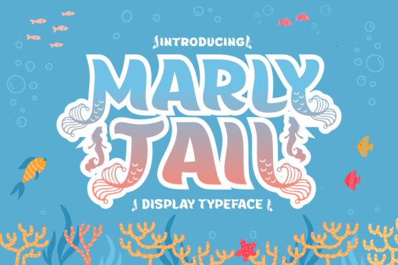 Marly Tail Dekorative Schriftarten Schriftart Von Creative Fabrica Fonts