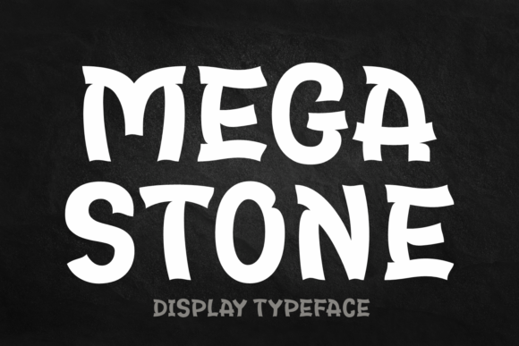 Mega Stone Display Font By Creative Fabrica Fonts