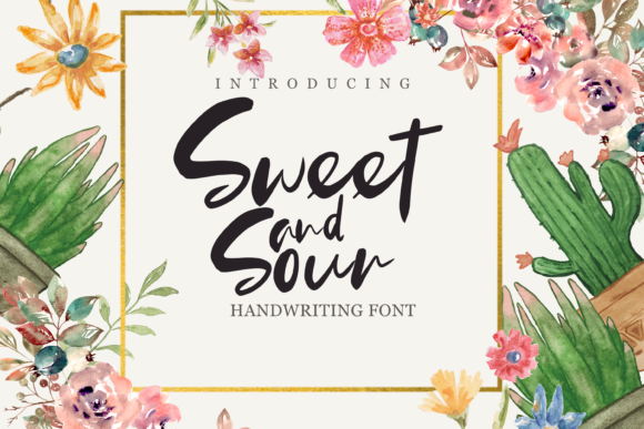 Sweet and Sour Script & Handwritten Font By Rasa