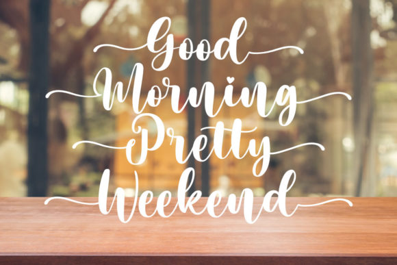 Coffee Home Font PNG with transparent background - Preview 3