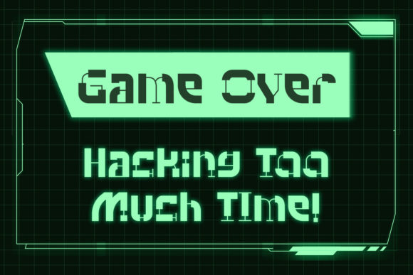 Hacklife Font - Preview 3
