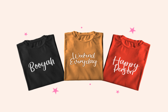 Lipstick Croffle Font PNG with transparent background - Preview 3