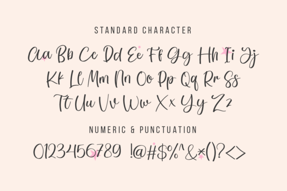 Lipstick Croffle Font PNG with transparent background - Preview 4