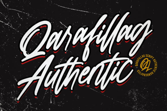 Qarafillag Script Font PNG with transparent background - Preview 1