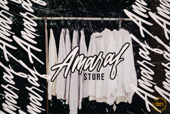 Qarafillag Script Font PNG with transparent background - Preview 4
