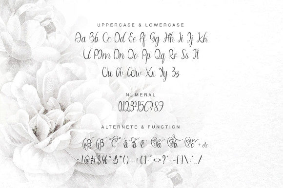 Satimya Font PNG with transparent background - Preview 1