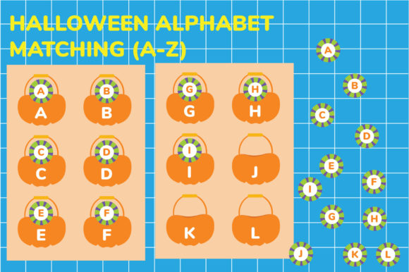 Halloween Alphabet Matching (A–Z) cover