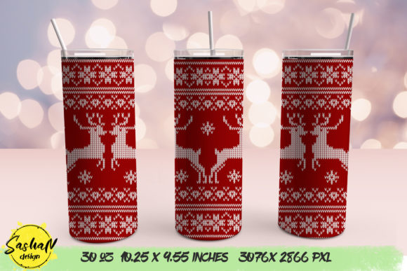 30 Oz Tumbler, Winter Tumbler Graphic Print Templates By sashanikart