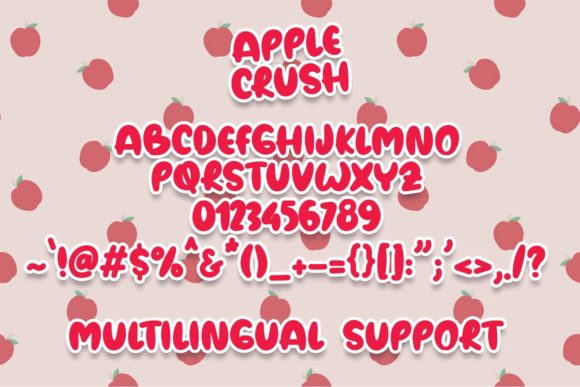 Apple Crush Font - Preview 3