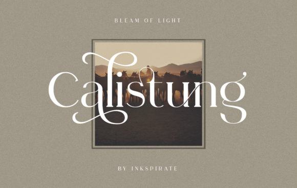 Beam of Light Font - Preview 1