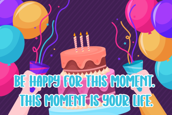 Best Birthday Font - Preview 1