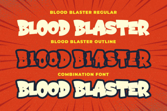 Blood Blaster Font - Preview 5