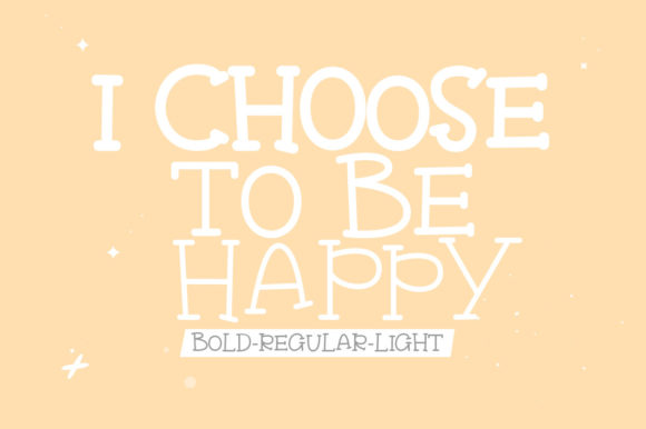 Choose Happy Font PNG with transparent background - Preview 1