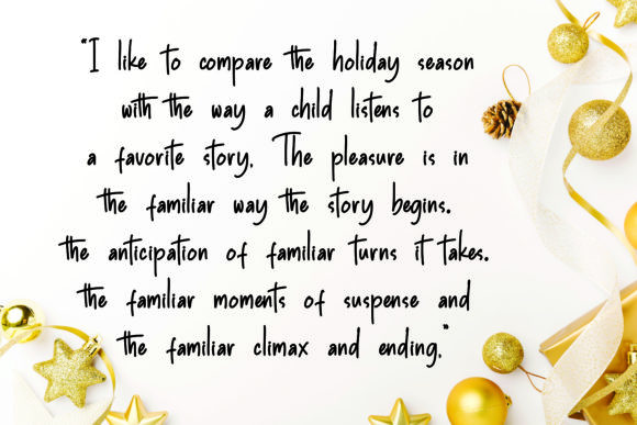 Christmas Glitter Font - Preview 1