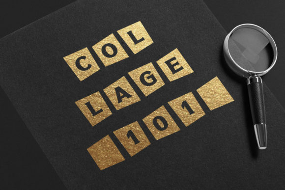Collage Font - Preview 1