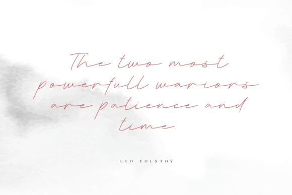 Deluna Signature Font - Preview 3