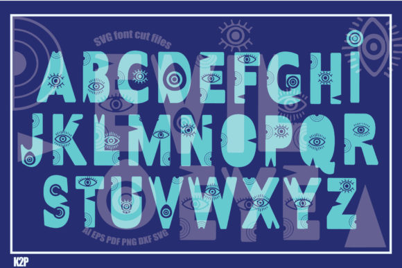 Evil Eye Font - Preview 2