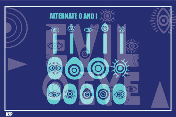 Evil Eye Font - Preview 4