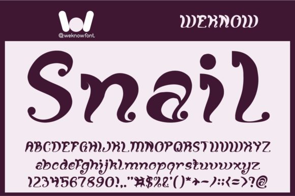 Fancy Curly Font - Preview 1
