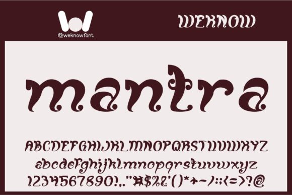 Fancy Curly Font - Preview 2