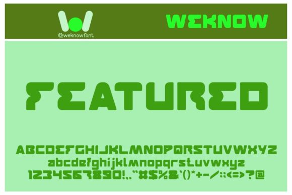 Features Font Font - Preview 1