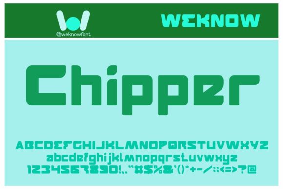 Features Font Font - Preview 3