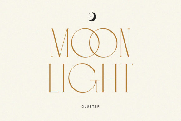 Gluster Font PNG with transparent background - Preview 3