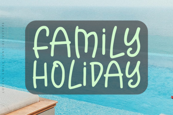 Lovely Emily Font PNG with transparent background - Preview 3