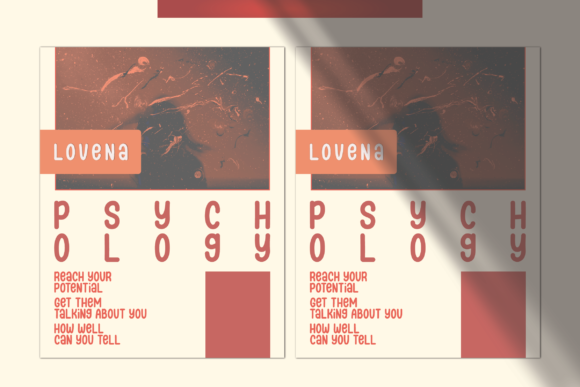 Lovena Pie Font PNG with transparent background - Preview 1