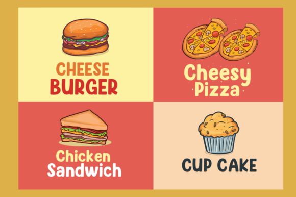 Milk Kids Font PNG with transparent background - Preview 3
