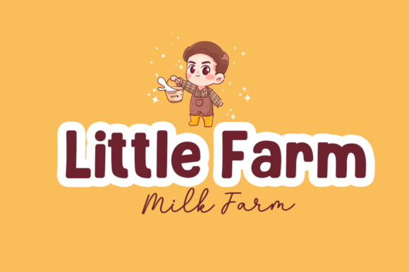 Milk Kids Font PNG with transparent background - Preview 5