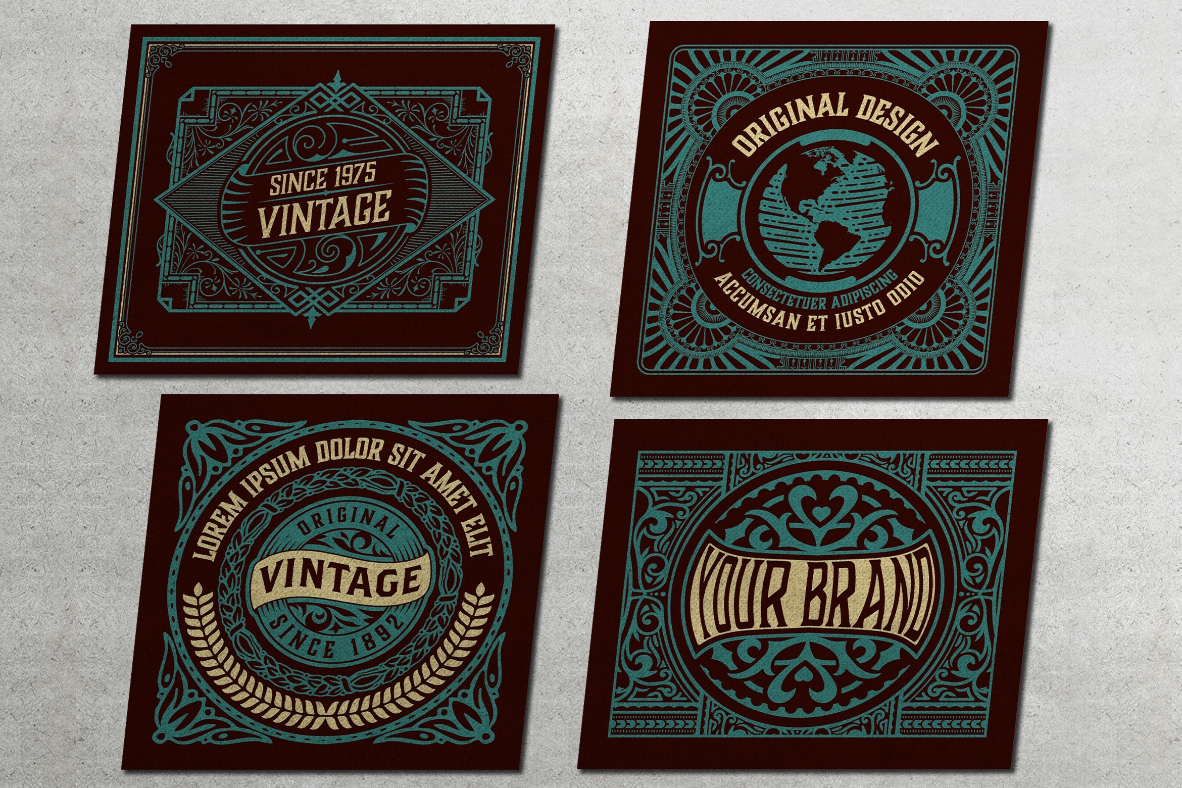 Old Label Designs Ready for Packing Graphic by Roverto Castillo ...