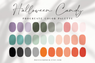 Procreate Color Palette |Halloween Candy Graphic by point · Creative ...