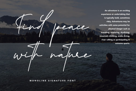 Queenstown Signature Font PNG with transparent background - Preview 1
