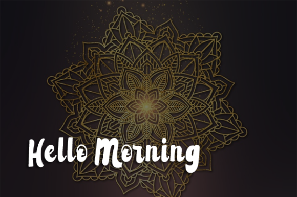 Retro Mandala Font PNG with transparent background - Preview 2