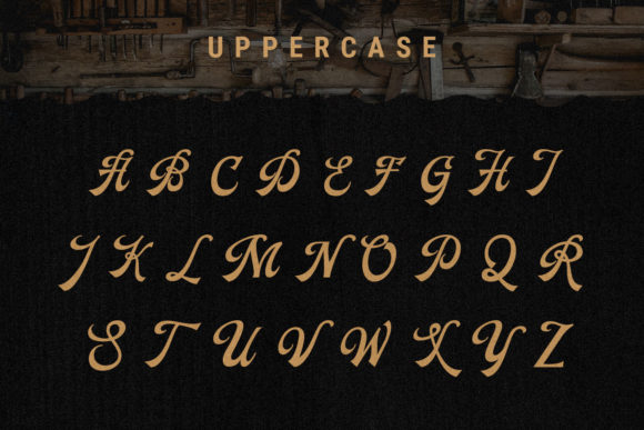 Rockeflea Font PNG with transparent background - Preview 3
