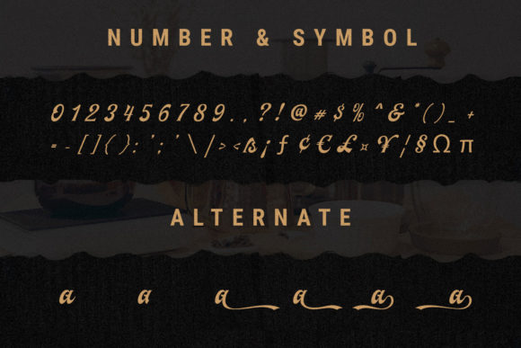 Rockeflea Font PNG with transparent background - Preview 5