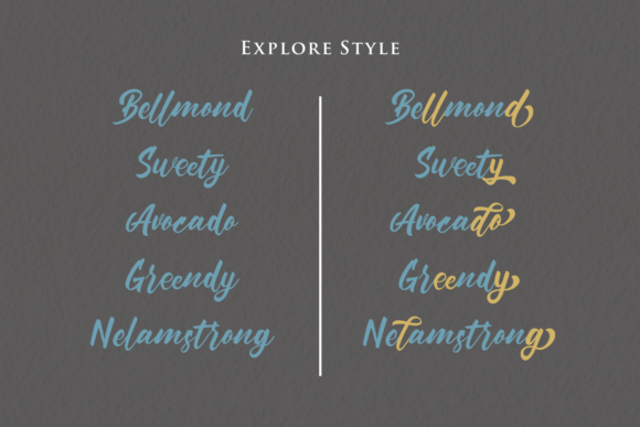 Rollasan Font PNG with transparent background - Preview 2