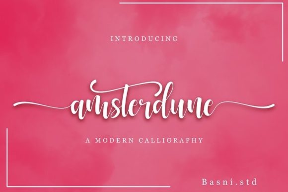 Amsterdune Font - Preview 1
