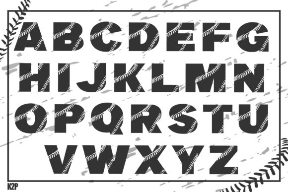 Baseball League Font - Preview 1