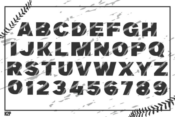 Baseball League Font - Preview 3