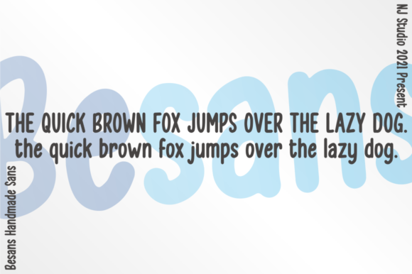 Besans Font - Preview 4