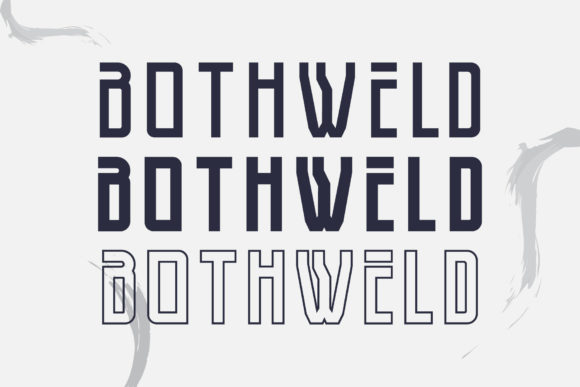 Bothweld Font - Preview 1