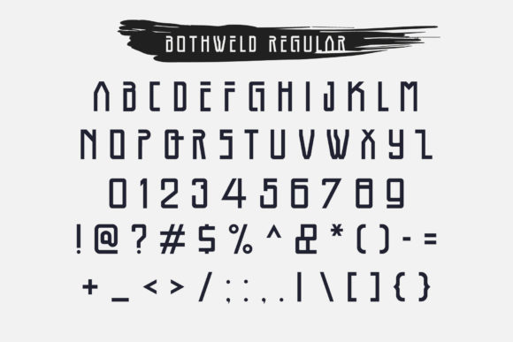 Bothweld Font - Preview 5