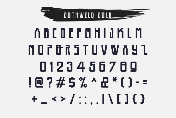 Bothweld Font - Preview 6