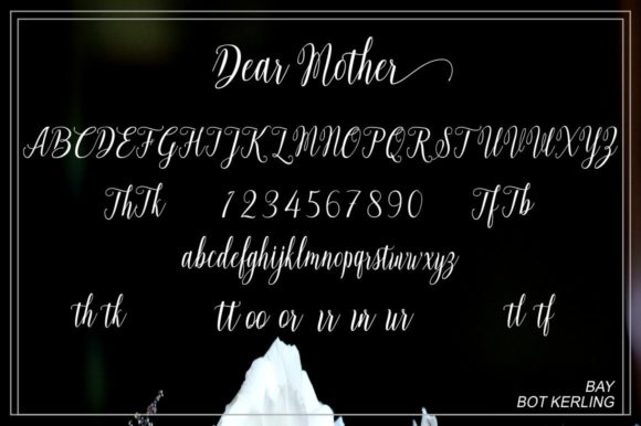 Dear Mother Font - Preview 3