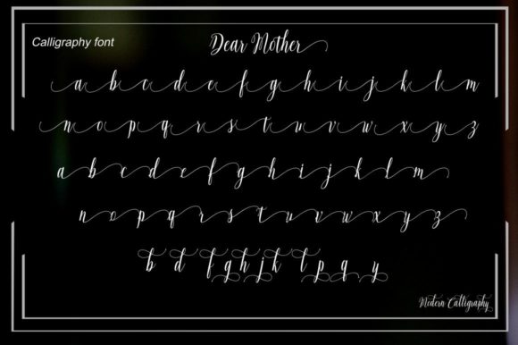 Dear Mother Font - Preview 4