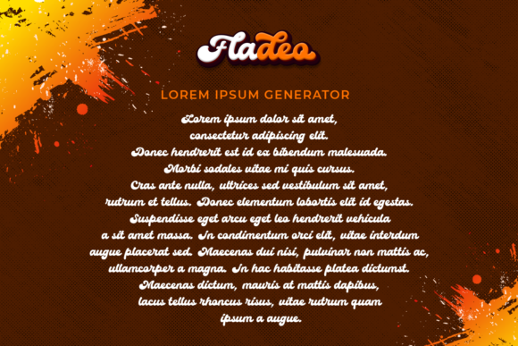 Fladeo Font - Preview 5